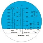 skala optičkog refraktometra