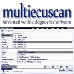 Multiecuscan software za dijagnostiku talijanskih vozila Fiat, Alfa Romeo, Lancia