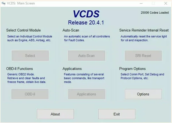VCDS screenshot