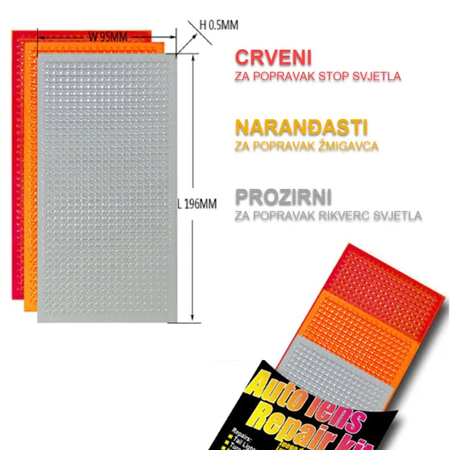 Set za popravak auto svjetala