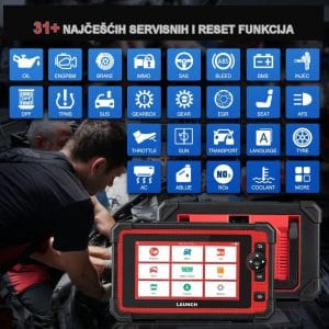 X431 CRP919E - 31+ servisnih reset funkcija