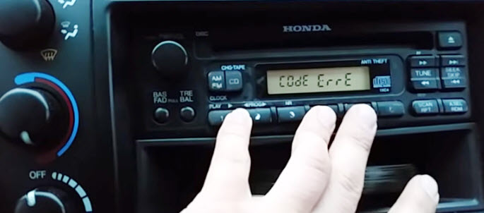 Problem sa kodom auto radia