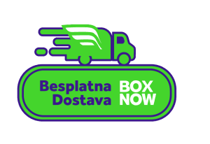 BOX NOW Badge Besplatna Dostava green